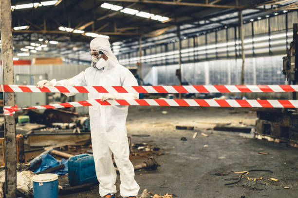 Professional Infectious Disease Decontamination technician working in Estes Park, CO